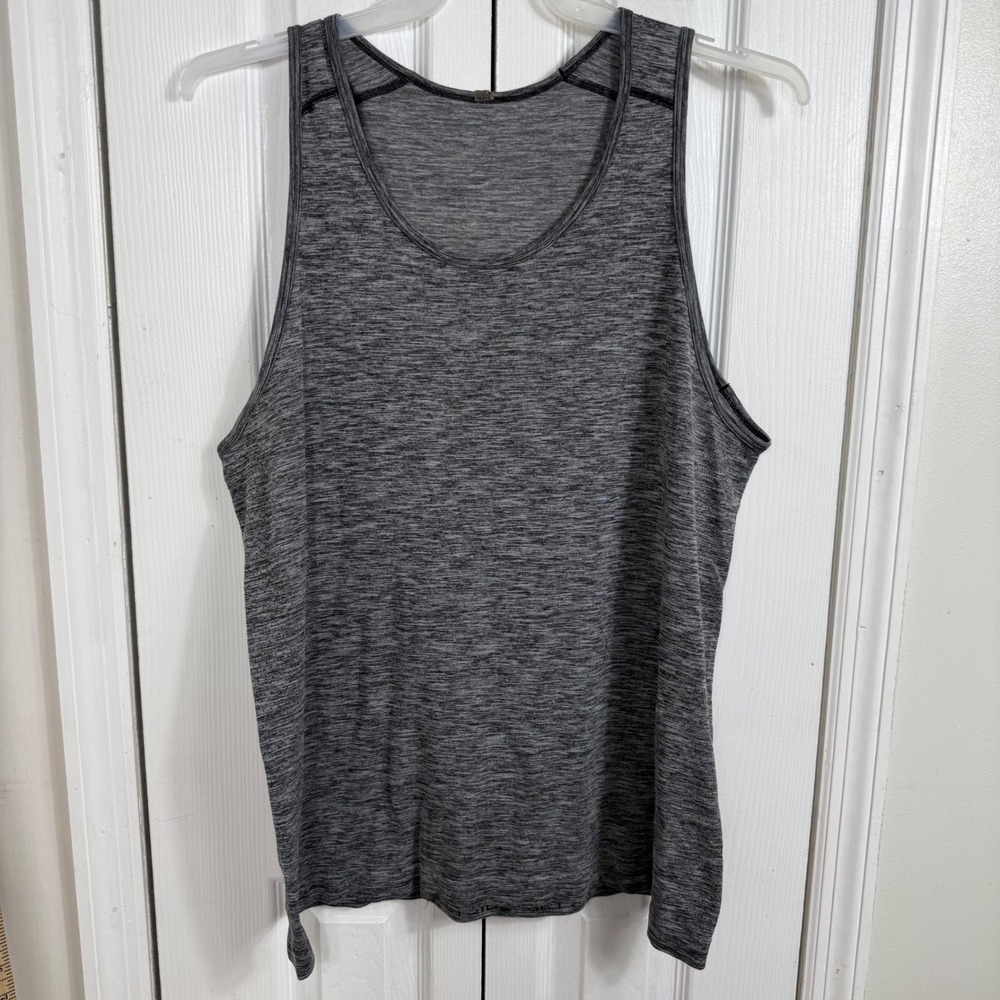 Lululemon Metal Vent Tech Tank Mens XL Grey Heather Athleisure Training Top